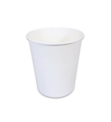 Papírový kelímek bez plastů Bílý 0,2l ⌀80mm (50ks)