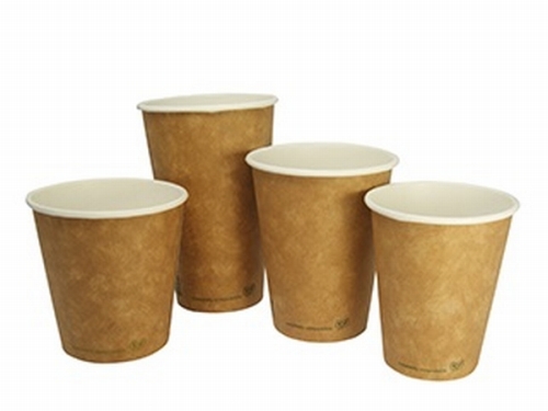 Rozložitelné jednorázové kelímky na kávu Vegware