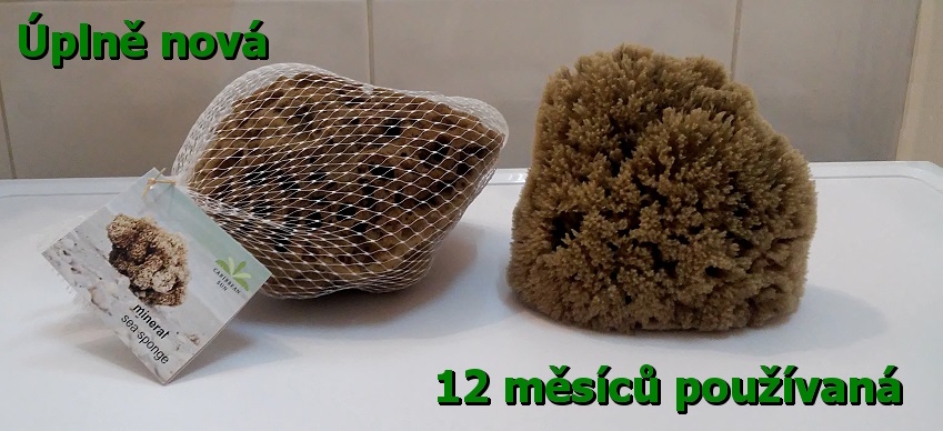 výdrž mořské houby při každodenním používání