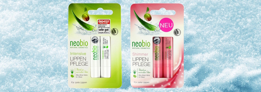 Neobio balzamy na rty aloe vera bambucke maslo dvoubaleni