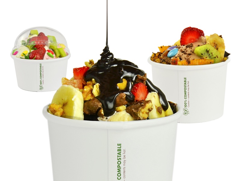 Rozložitelné nádobí z celulózy Vegware