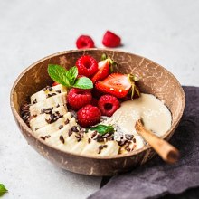 Kokosová miska z kokosu Vánoční dárek