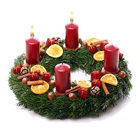 Adventní seriál č.2 betlémská svíce - adventní věnec 2 svíčky