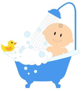 Dětská pěna do koupele - dítě ve vaně - blog greenstore