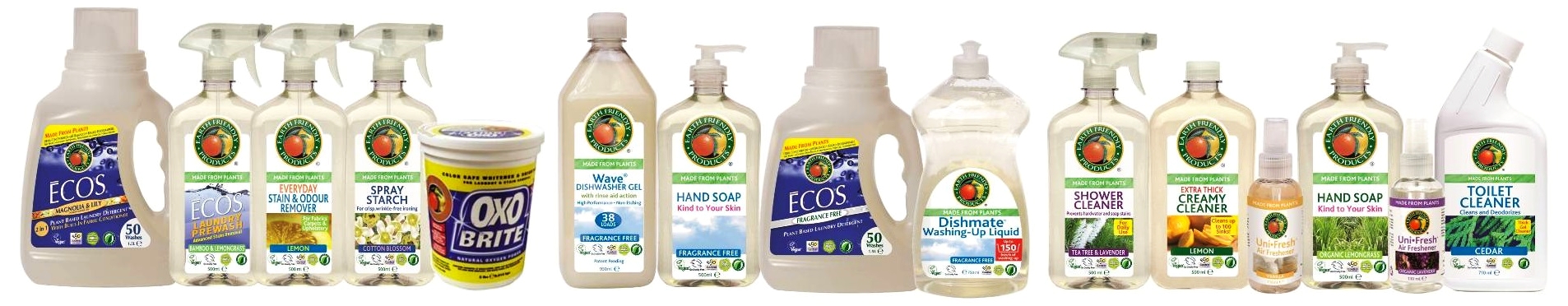 Ekologická drogerie Earth Friendly Products.