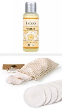 Hydrofilní odličovací oleje a pratelne bavlněné tamponky GreenStore.cz