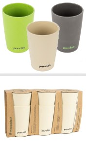 Kelímky z bambusu na cestování, kempování, tábory GreenStore.cz