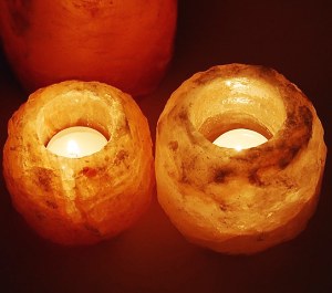 Solná lampa na čajovku jako dárek