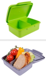 Dětský svačinový box do školy Zdravá sváča z eko plastu GreenStore.cz