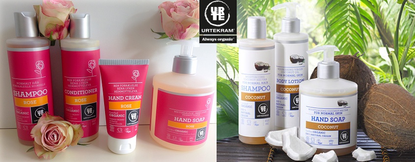 Růžová a kokosová řada Urtekram - recenze
