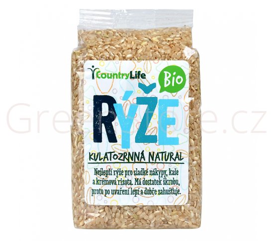 Rýže kulatozrnná natural 500g BIO