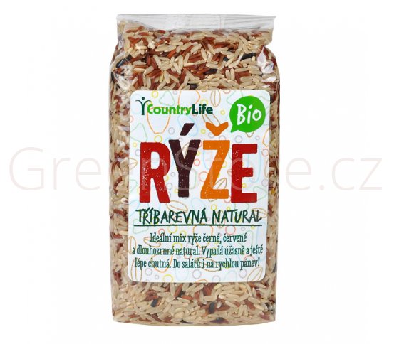 Rýže tříbarevná natural 500g BIO