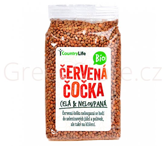 Čočka červená celá 500g BIO