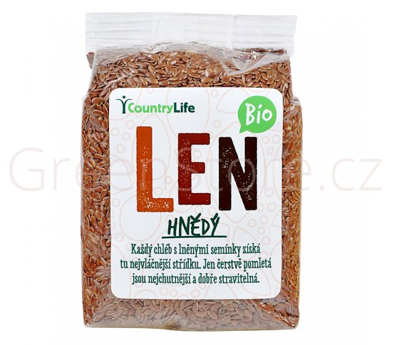 Len hnědý 300g BIO