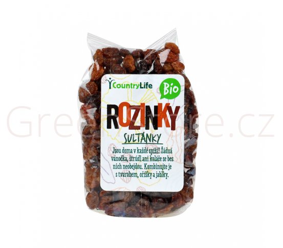 Rozinky sultánky 100g BIO