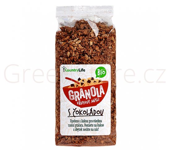 Granola - Křupavé müsli s čokoládou 350g BIO