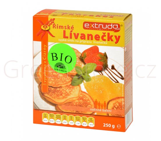 Římské lívanečky bezlepkové 250g BIO KNUSPI