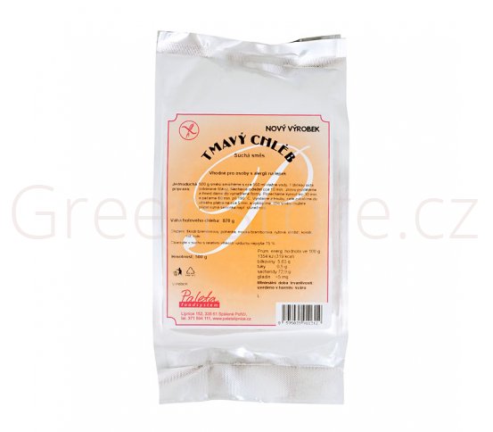 Směs na chléb tmavý bezlepkový 500g PALETA