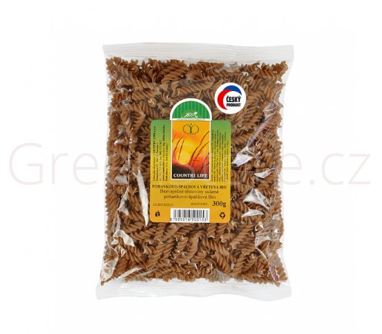 Těstoviny vřetena pohankovo-špaldová 300g BIO