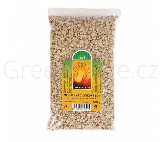 Těstoviny mušličky pohankové 300g BIO