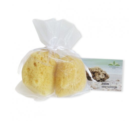 2x Menstruační mořská houba Intim 5-6cm - pro ženy Caribbean Sun 1