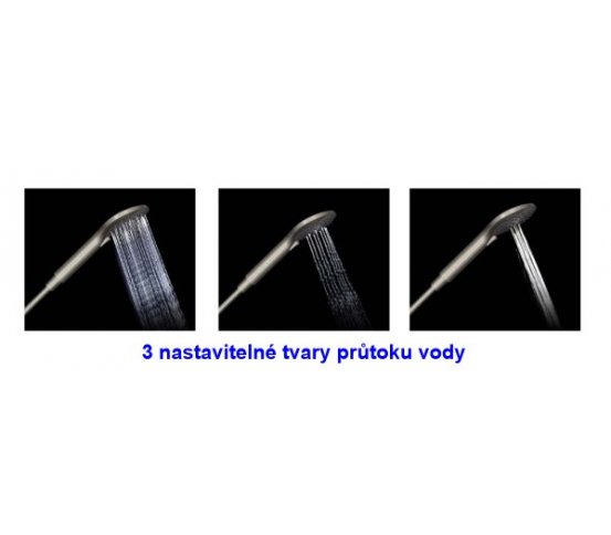 Aguaflux Úsporná sprcha Luxury Air 8l - chrom