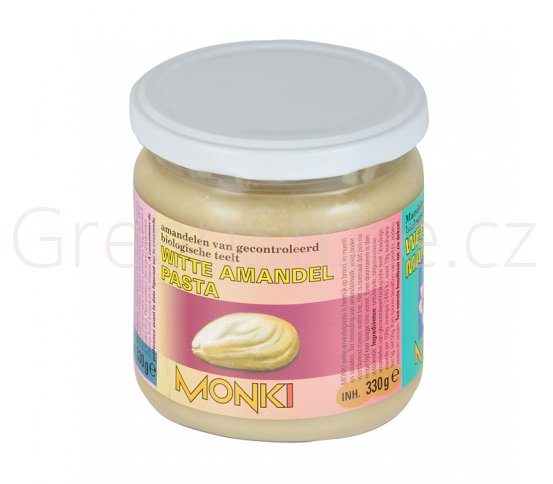Krém z loupaných mandlí 330g BIO MONKI