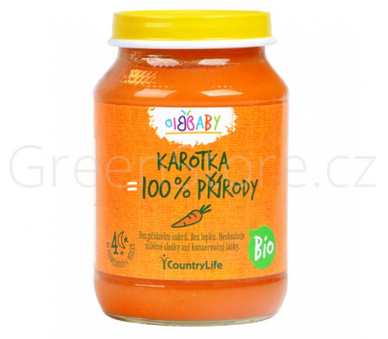 Příkrm mrkev 190g BIO