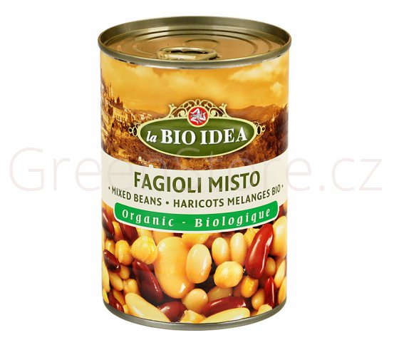 Fazole mix sterilované 400g BIO BIO IDEA