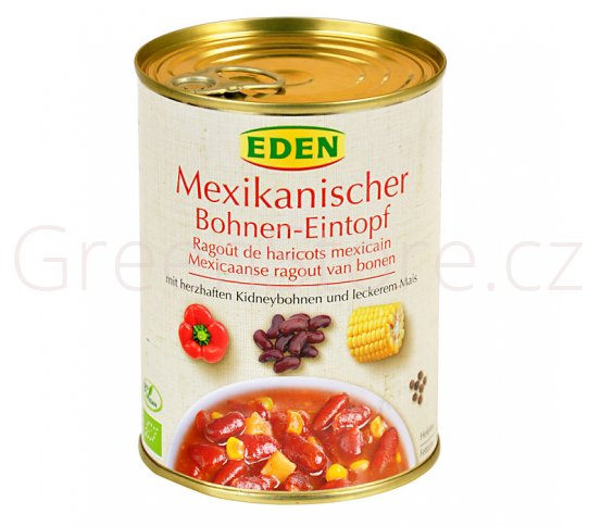Fazole mexická sterilovaná 560g BIO EDEN