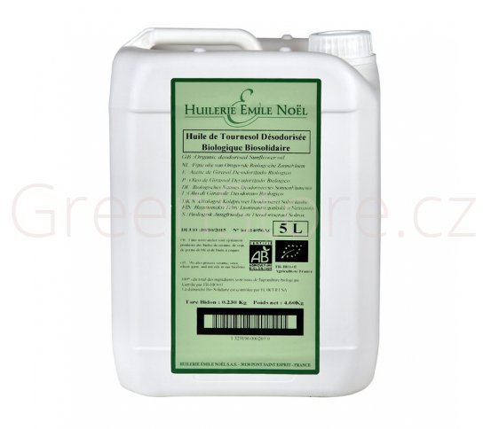Olej slunečnicový dezodorizovaný 5l BIO EMILE NOËL