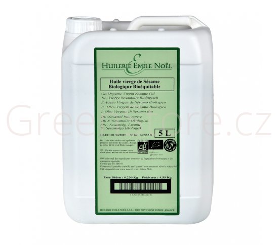 Olej sezamový 5l BIO EMILE NOËL