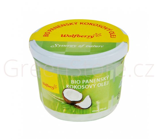 Olej kokosový panenský 200ml BIO WOLFBERRY