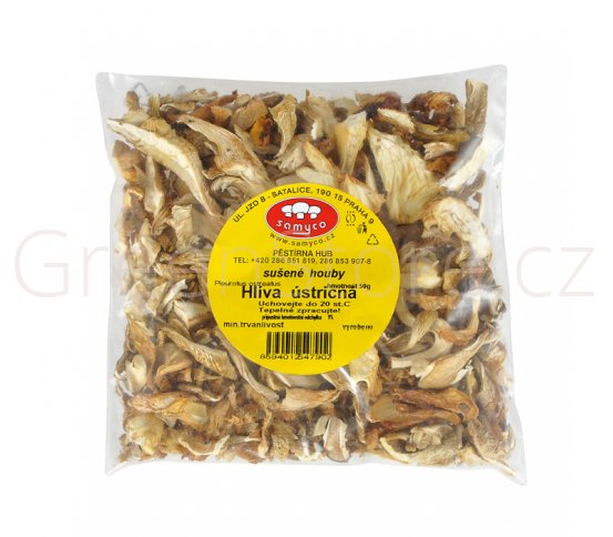 Houby sušené hlíva ústřičná 50g SAMYCO