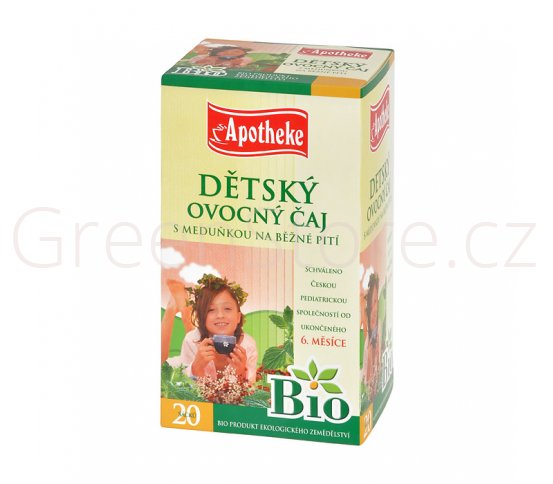Čaj Dětský ovocný s meduňkou 40g BIO MEDIATE