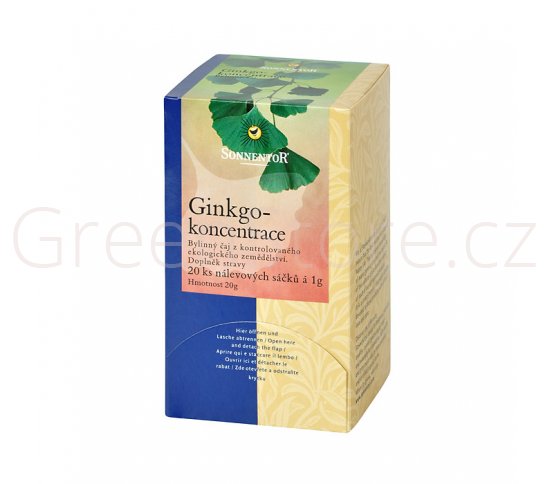 Čaj Ginkgo koncentrace 20g BIO SONNENTOR