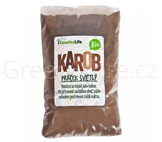 Karobový prášek světlý 500g BIO