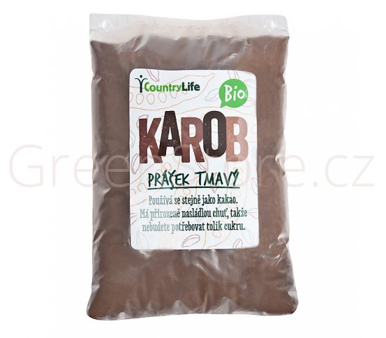 Karobový prášek tmavý 500g BIO