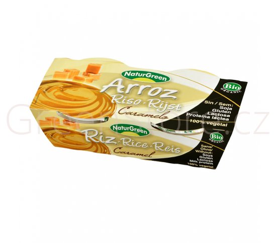 Dezert rýžový s karamelem 2x125g BIO NATURGREEN