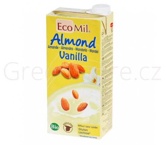 Nápoj ze sladkých mandlí vanilka 1l BIO ECOMIL