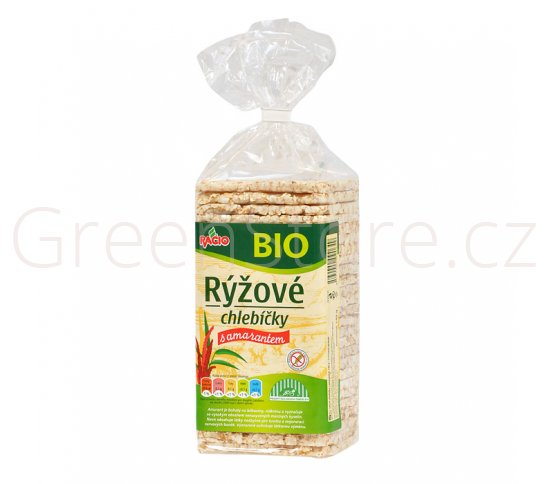 Chlebíčky rýžové s amarantem bezlepkové 140g BIO RACIO
