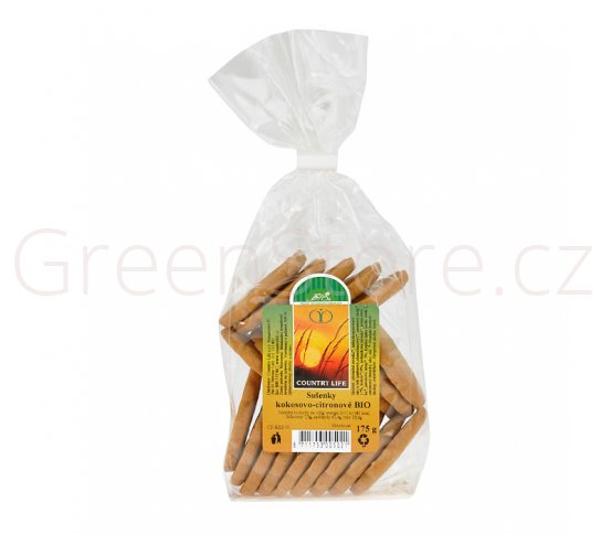 Sušenky kokosovo-citronové 175g BIO
