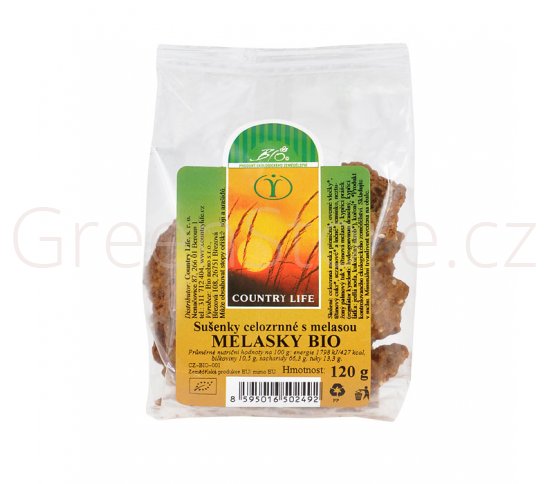 Sušenky melasky 120g BIO