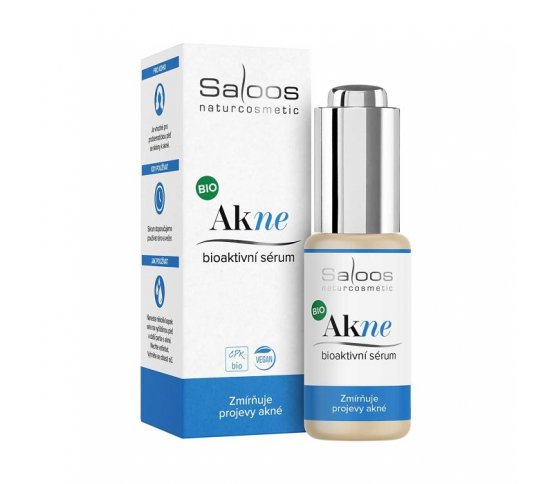 Akne bioaktivní sérum 20ml Saloos