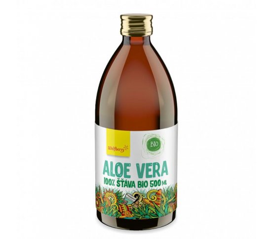 Aloe vera šťáva 100% BIO 500ml Wolfberry