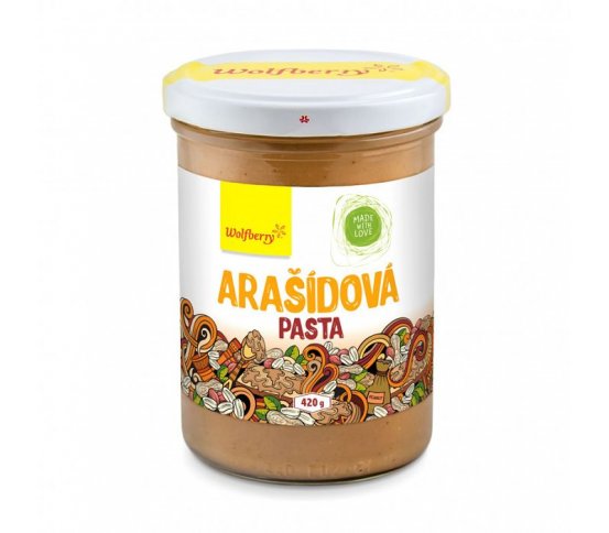Arašídová pasta 420g Wolfberry