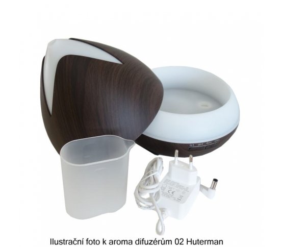 Aroma difuzér 02 tmavé dřevo 400ml Hütermann 2