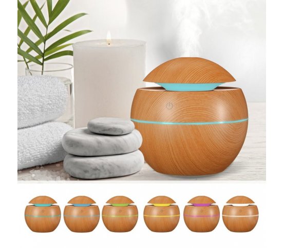 Aroma difuzér Ball světlé dřevo 130ml Sixtol 2