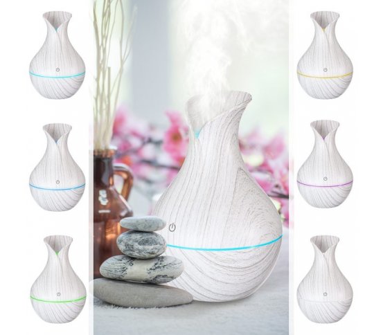 Aroma difuzér Flower bílé dřevo 130ml Sixtol 3