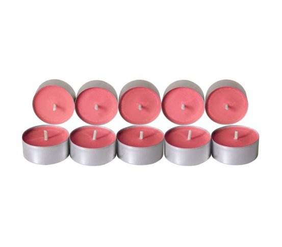 Čajové svíčky ze sojového vosku 10ks - višeň Aromka